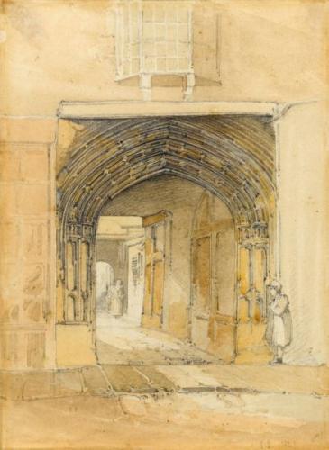 Guard House Passage, Wine Street, Bristol, James Johnson 1803-1834