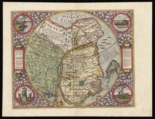 De Jode's rare map of eastern Asia