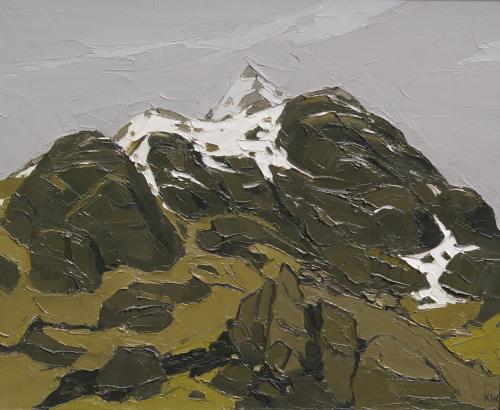 Sir John Kyffin Williams (Welsh 1918-2006) Snowdonia Peaks