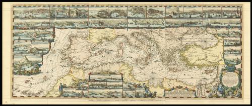 Romeyn de Hooghe's magnificent map of the Mediterranean