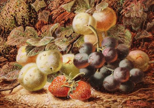 Oliver Clare (British 1853-1927) Fruit Still Life