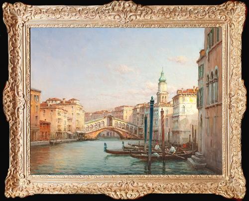 Antoine Bouvard Snr (French 1870–1955) The Rialto Bridge