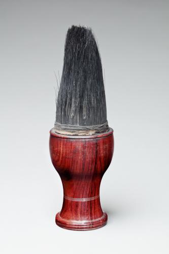 A huanghuali brush, Chinese, Qing dynasty, probably 18th century.