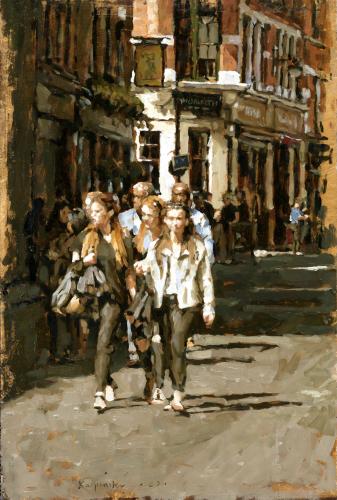 Tony Karpinski London Collection (British born 1965) Out with Friends