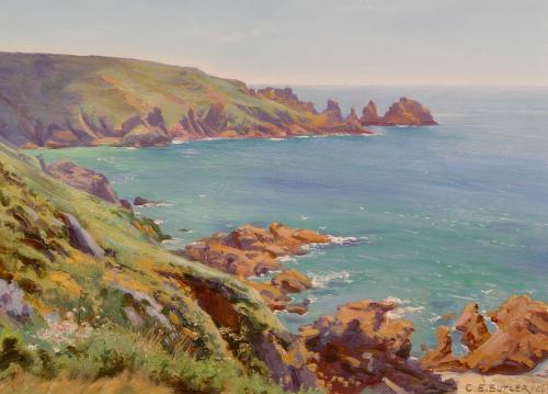 Charles Ernest Butler (British 1864-1918) The Cornish Coast