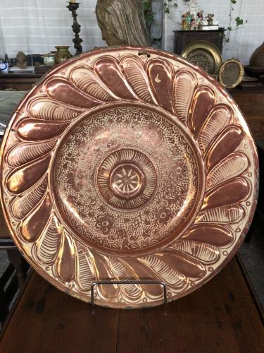 Hispano Moresque plate, Late 17th Century