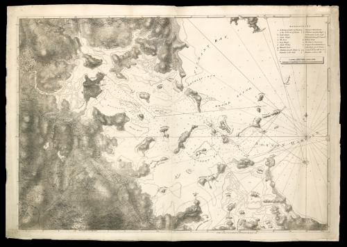 Des Barres' Rare Chart of Boston Harbour