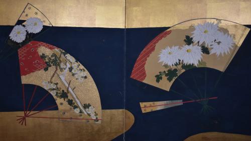 Six Panel Screen, Rimpa school Edo period c.1800