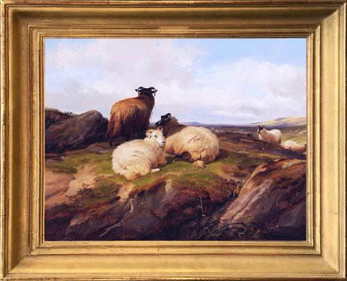Thomas Sidney Cooper RA (British 1803-1902) Mountain Sheep