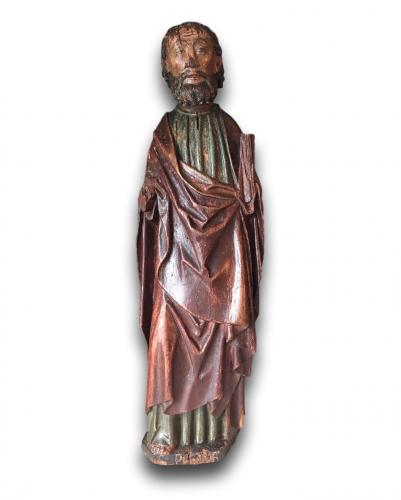 Sculpture of Saint Peter or Paul. Île-de-France, circa 1400