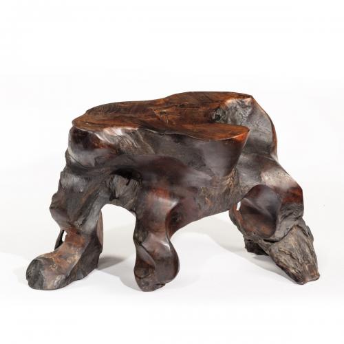 A good Chinese rootwood stool