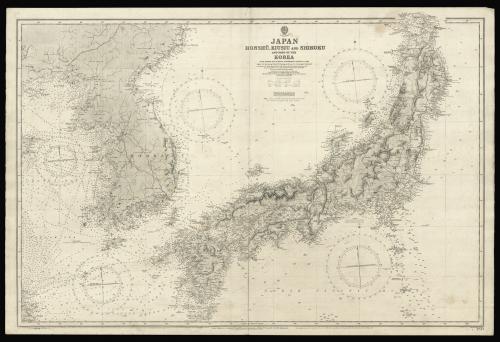 The Admiralty Chart collection from the steamship Essex Lance