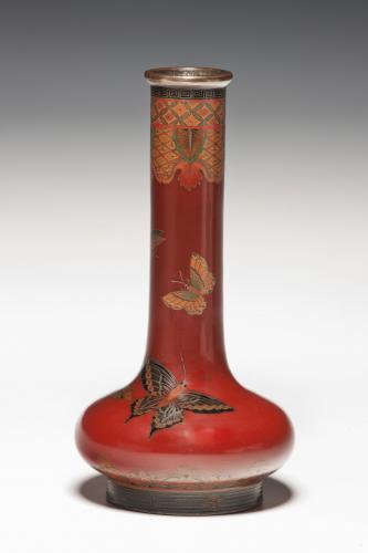 Japanese cloisonné enamel vase in the style of Namikawa Yasuyuki
