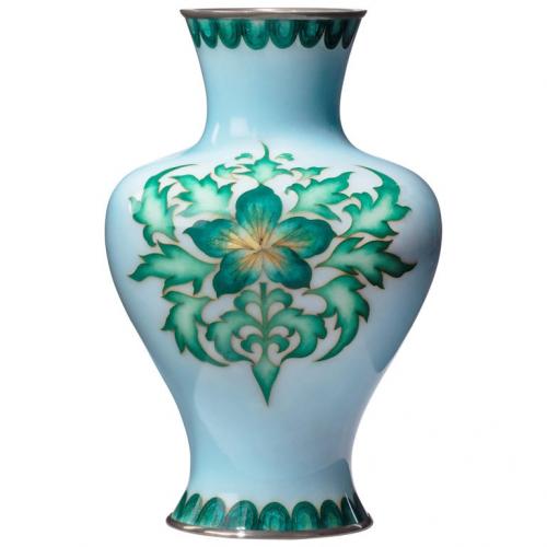 Japanese cloisonne vase by Tamura