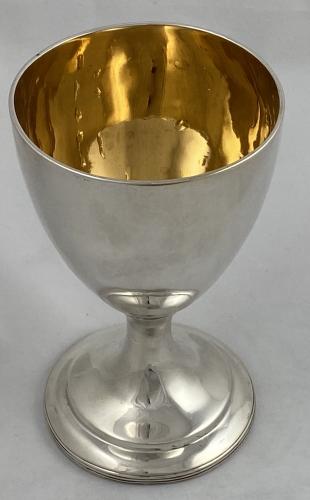 York silver Hampston Prince Georgian York silver goblet 1801