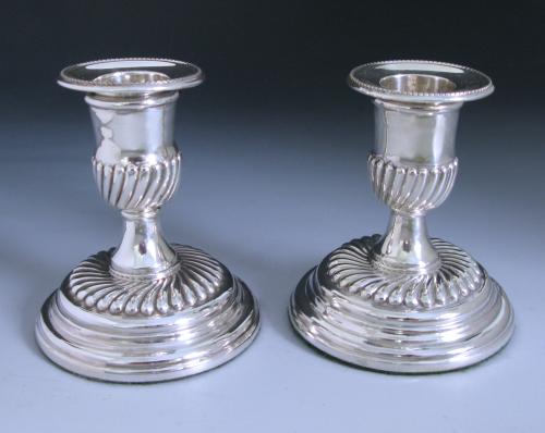 Victorian silver candlesticks Mappin