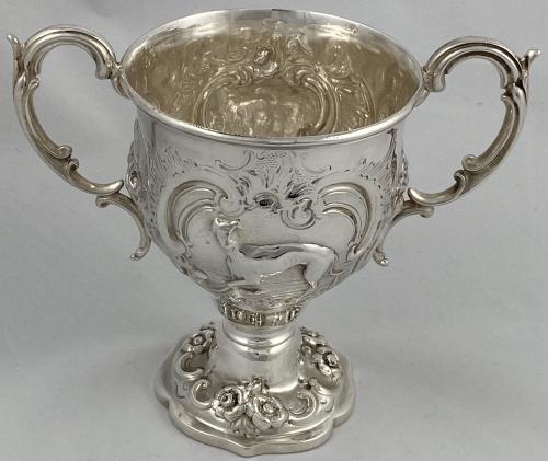 Silver greyhound cup Robert Harper 1860
