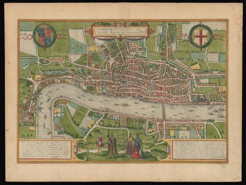 The earliest extant plan of London