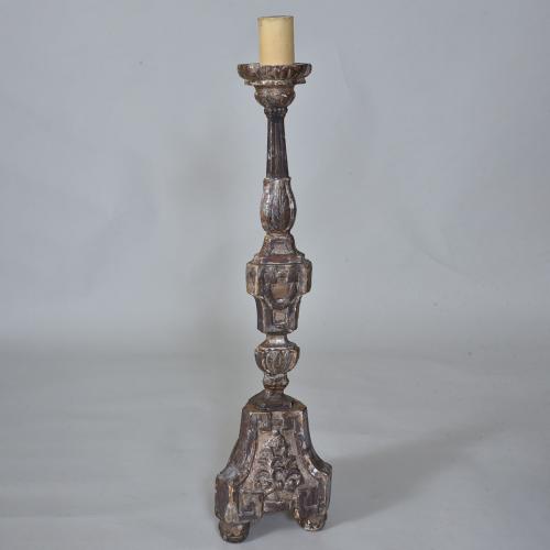 Tall 18th century Altarstick Lamp