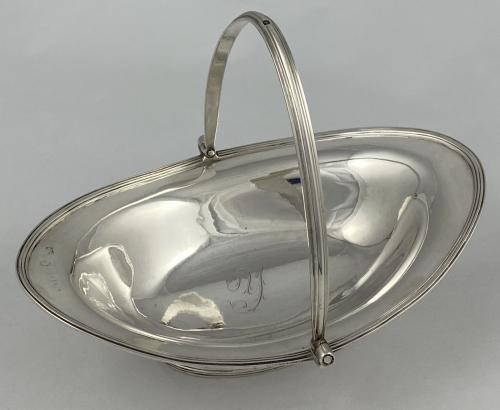Thomas Wallis Georgian silver basket 1803