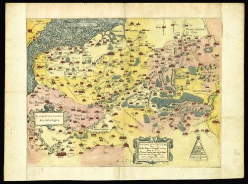 Ligorio's rare map of Flanders