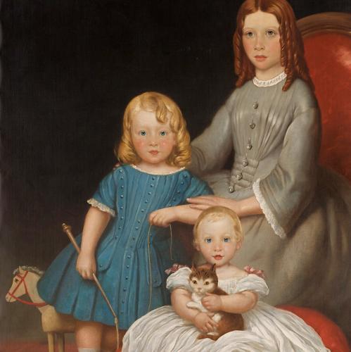 Large Portraits of Three Children