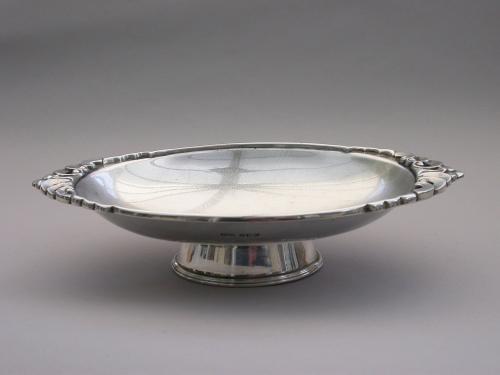 Mid 20th Century Art Deco Style Silver Dish