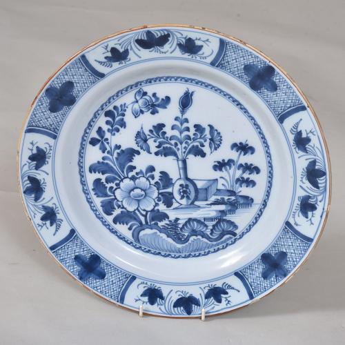 18th century English Delft Charger