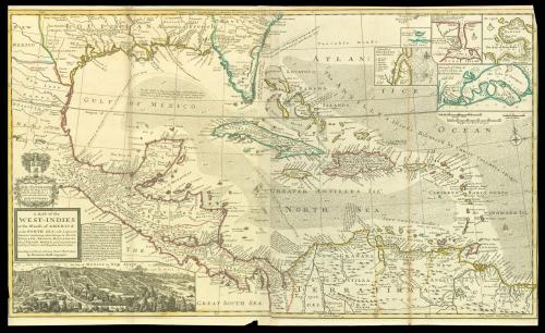 Moll's map of the West Indies