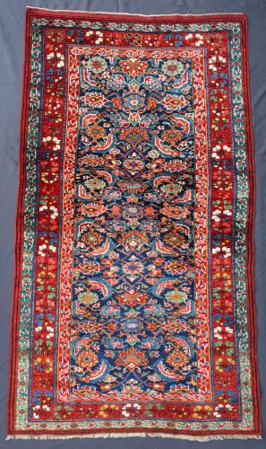 Persian Kurdish Sauj Bulaq Rug, complete rug