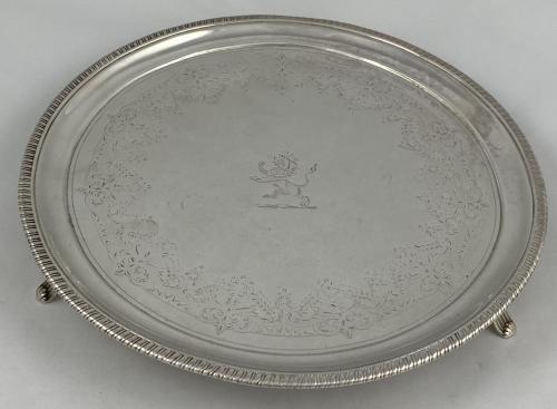 Bateman silver salver 1808