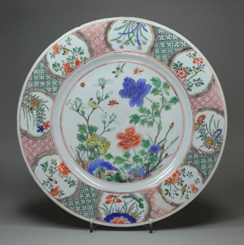 Chinese famille verte plate, Kangxi (1662-1722)