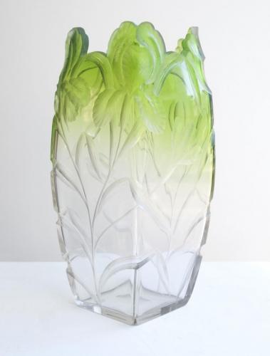 Bohemian Intaglio-Cut Vase by Moser