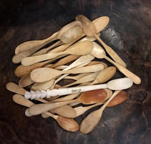 Collection of 18th Century Bone Spoons