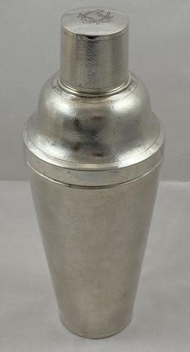 Zee Sung Chinese silver cocktail shaker