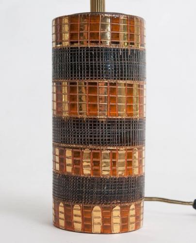 Mid-Century Bitossi Table Lamp Attributed To Aldo Londi