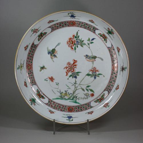 Chinese famille verte dish, Kangxi (1662-1722)