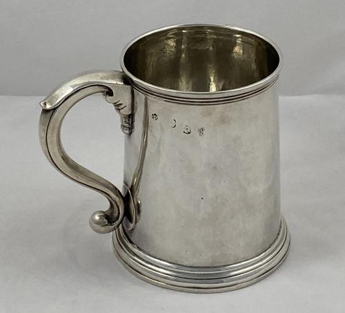 Antique Britannia Standard Silver Queen Anne Mug