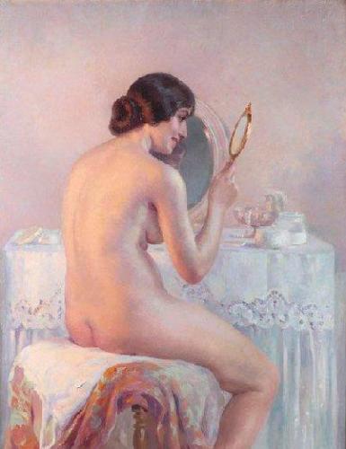 Suzanne Daynes Grassot, The golden hand mirror