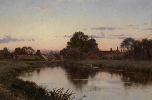 'Still Evening' by Edward Wilkins Waite (1854 - 1924)