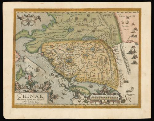 The earliest printed map to focus on China