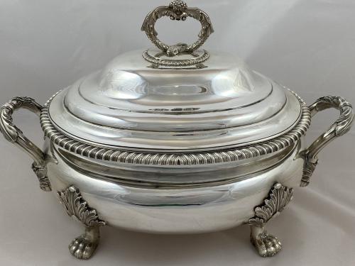 Hennell Georgian silver tureen 1813