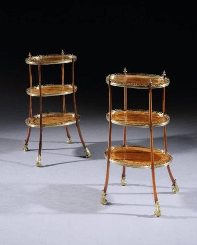 Pair of 19th Century Etageres, Side Tables