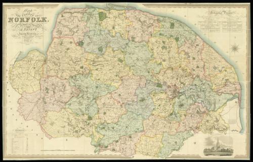The most important nineteenth century map of Norfolk