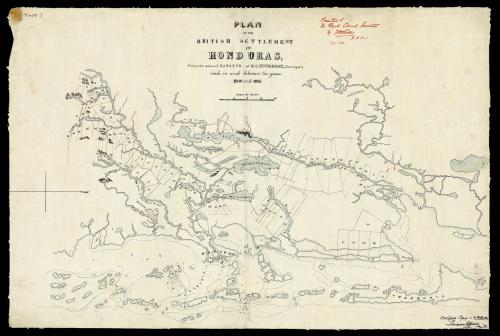 A manuscript map of Belize