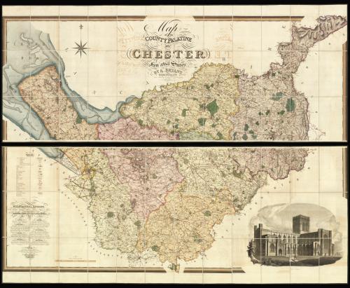 Bryant's large-scale map of Cheshire