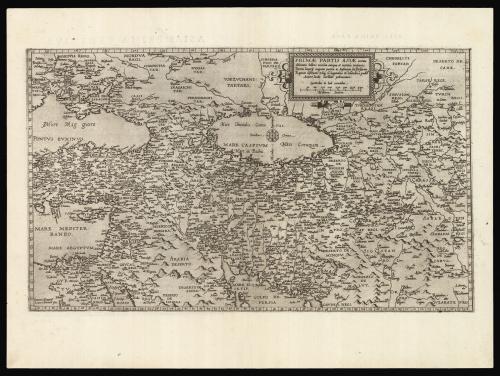 De Jode's rare map of west Asia