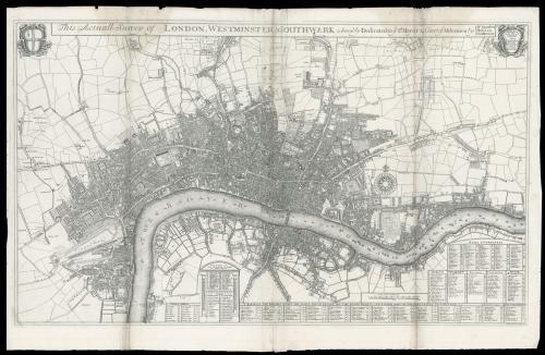 Morden and Lea's large and attractive plan of London and the surrounding country