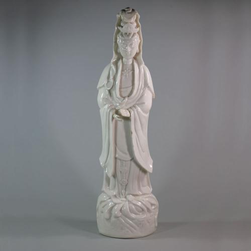 Chinese Blanc de Chine figure of Guanyin, Kangxi (1661–1722)