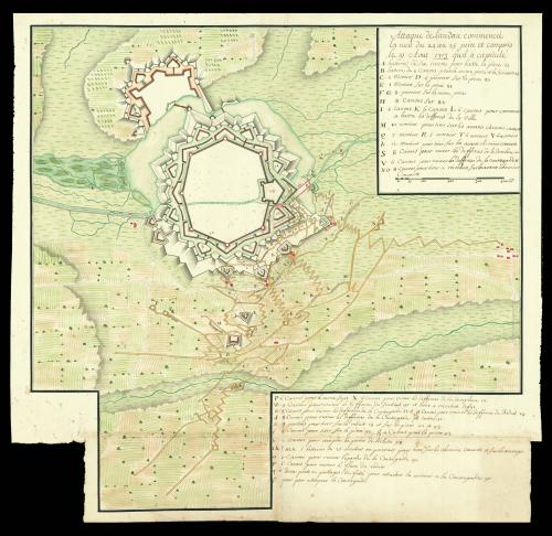 Manuscript map of Landau